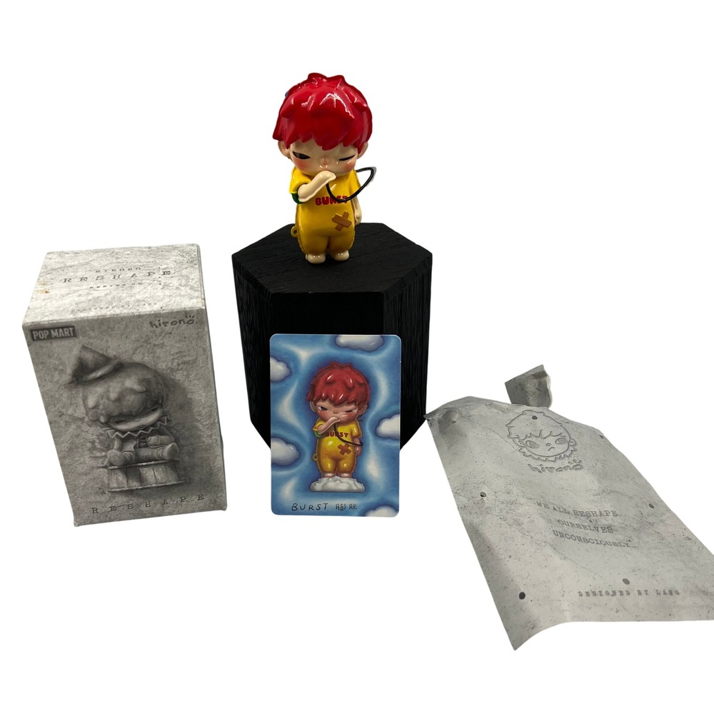 POP MART Hirono Reshape Series 05 Burst Figure Designer Art Toy with Card Box